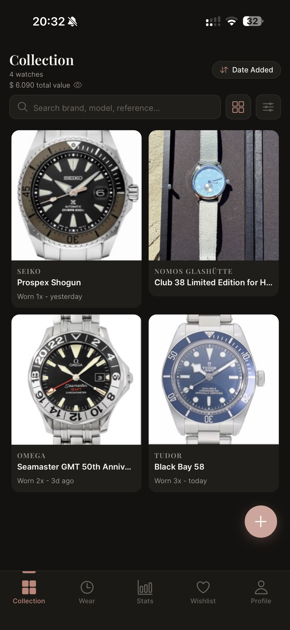 Lugs collection view